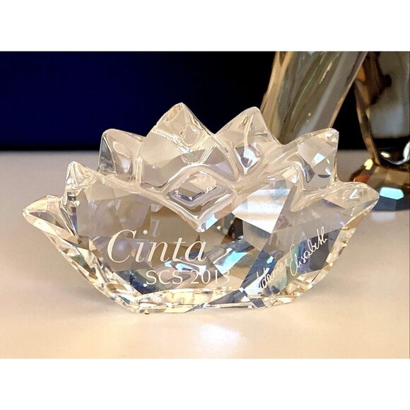 Swarovski Cinta Elephant Crystal Figurine SCS Annual Edition 2013 1137207 Retire - Picture 3 of 12